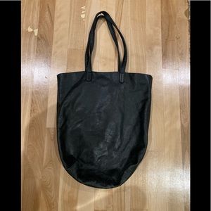 Black Baggu Leather Tote